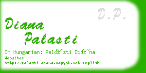 diana palasti business card